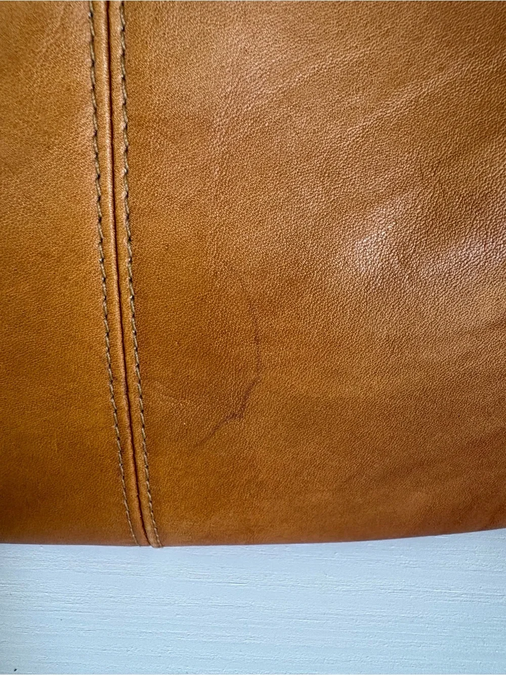 Le Donne Vintage Urban Hobo Bag Cognac Full Grain Colombian Leather Shoulder
